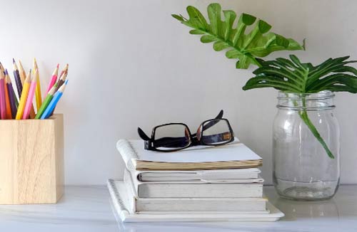 items on a desk
