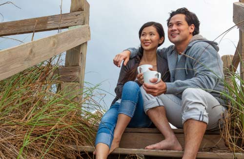 Couple on the beach